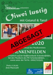 ABGESAGT!! - Oiwei lustig mit Gstanzl & Tanzl 2020